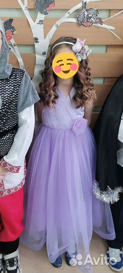 Платье для девочки на выпускной рост 128 134