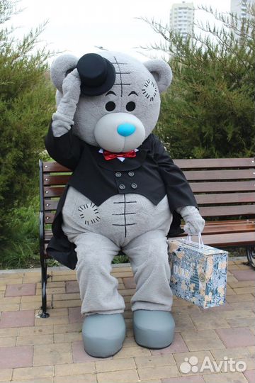 Ростовая кукла Мишка Тедди, зайка Стеша, кот Рыжик