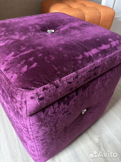 Банкетка пуфик с ящиком