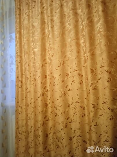Комплект шторы и тюль бу