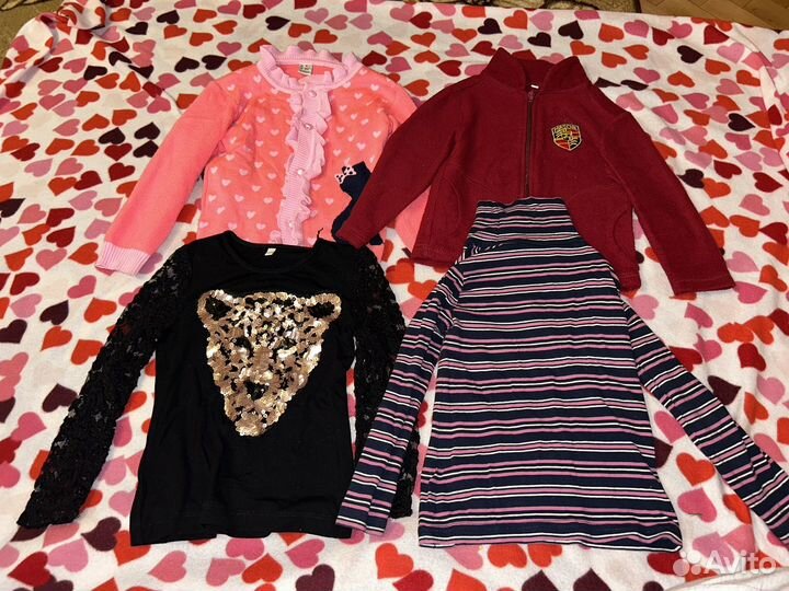 Кофты на девочку 110