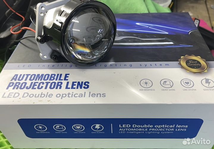 Установка BI LED линз,контурной подсветки,подогрев