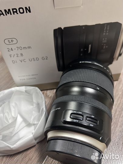 Tamron 24-70 canon g2 объектив