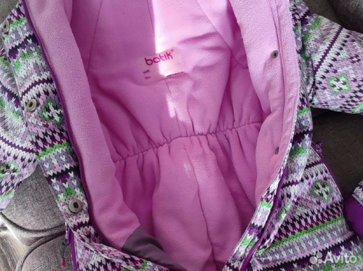 Зимний комбинезон для девочки 92