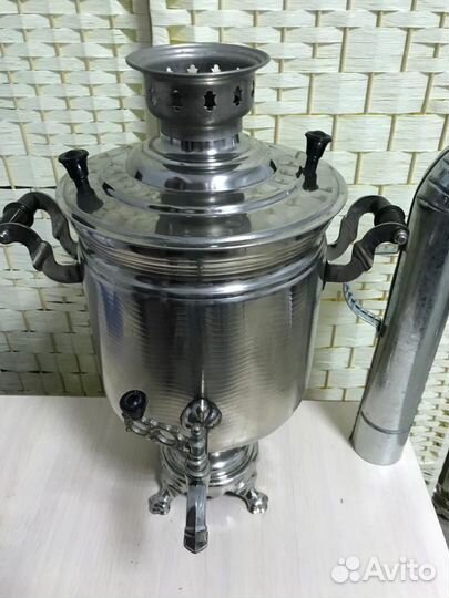 Самовар СССР на дровах Новый