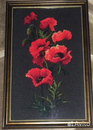 Картина вышитая крестиком 