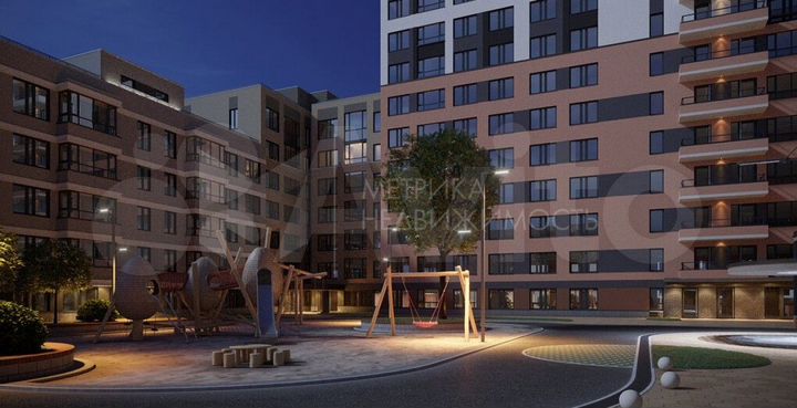 1-к. квартира, 40,3 м², 4/23 эт.