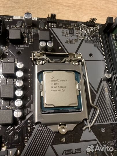 Процессор intel core i3 8100 LGA 1151v2 как новый