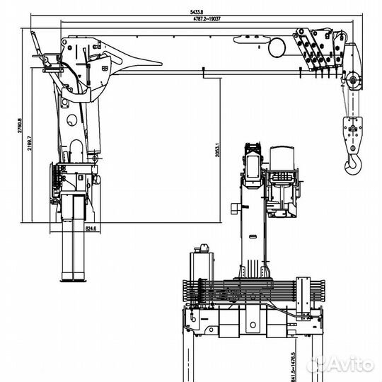 Кму установка SunHunk S-1606 6.4 т