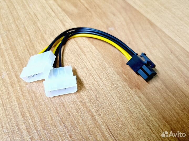 Переходник питания видеокарты 2x Molex \ 6-pin