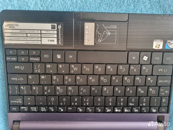 Нетбук packard bell