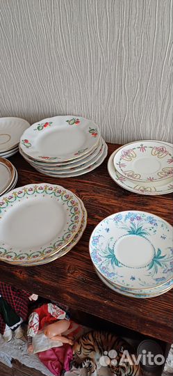 Чайные и кофейные блюдца Дулево, лфз и др