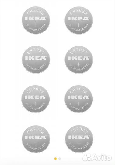 Батарейки Cr2032 IKEA платбой