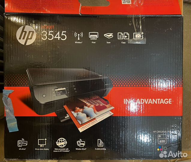 Принтер hp deskjet 3545