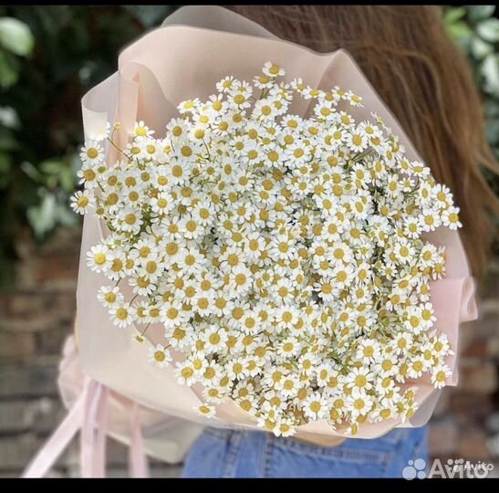 Букет из ромашек 11,15,21,25,51,101