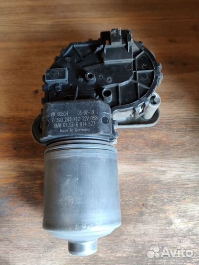 Моторчик трапеции дворников bmw e46