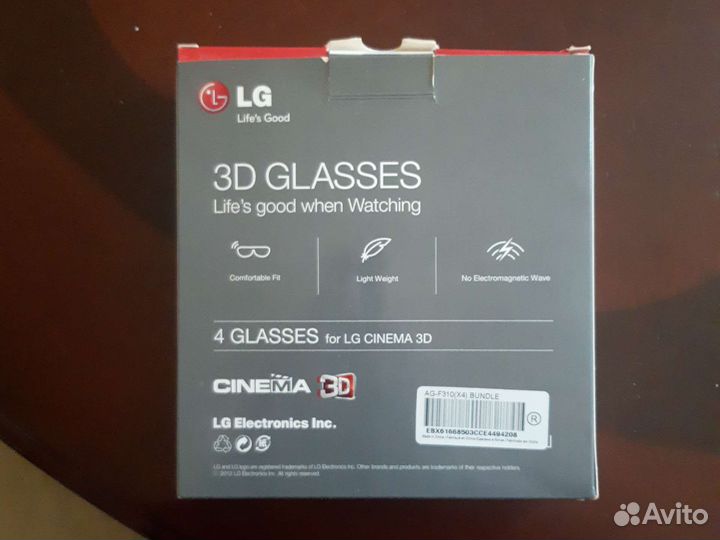 3 D очки для LG тв