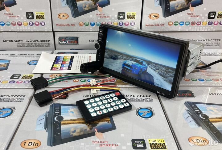 Магнитола 1 din с экраном
