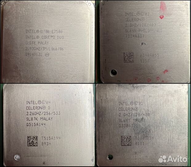 Процессоры LGA775 от