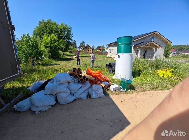 Установка септика под ключ