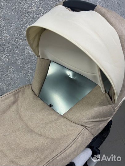 Коляска 2в1 Luxmom 808 бежевый