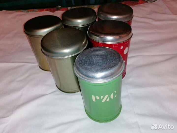 Металлические банки для сыпучих продуктов