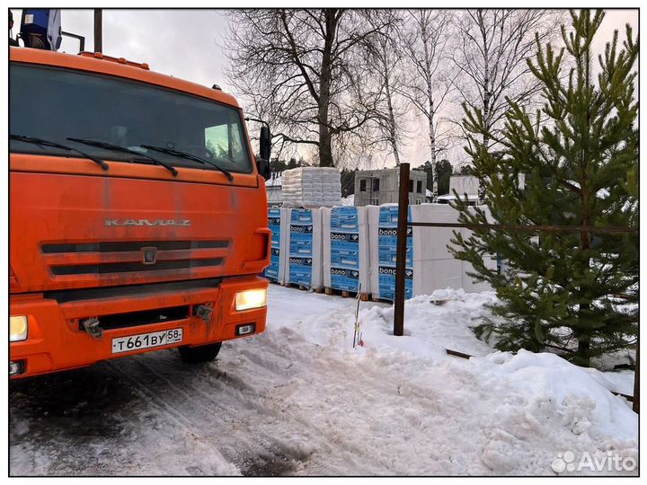 Газоблоки пеноблоки Бонолит. Доставка