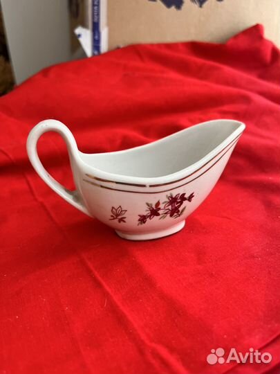 Соусник Дулево, фарфор, винтаж