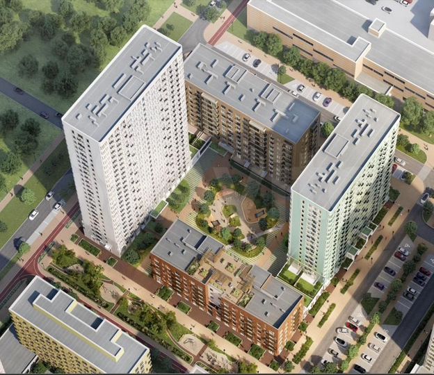 2-к. квартира, 61,2 м², 3/19 эт.