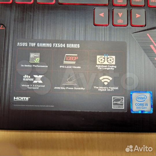 Asus TUF I5 8400 8 Ядерный GTX 1050 4 GB 8 GB DDR4