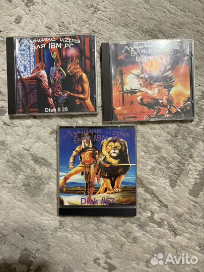 Ретро диски компьютерные игры 90 е