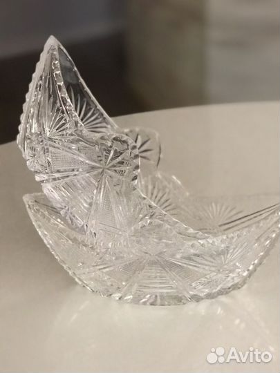 Конфетница из хрусталя