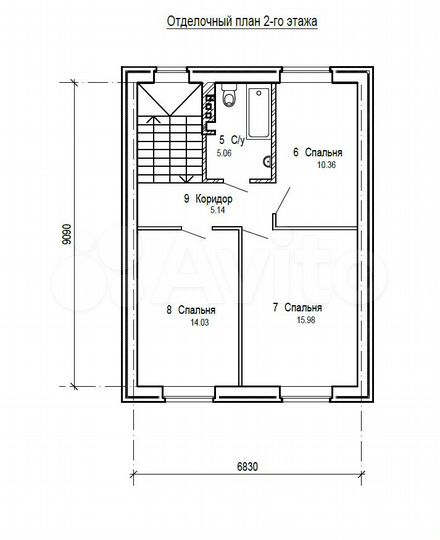 Дом 110 м² на участке 6 сот.