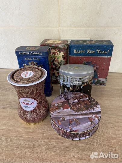 Жестяные банки для чая