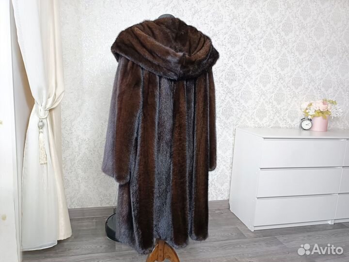 Норковая шуба 54-56-58 135см по груди