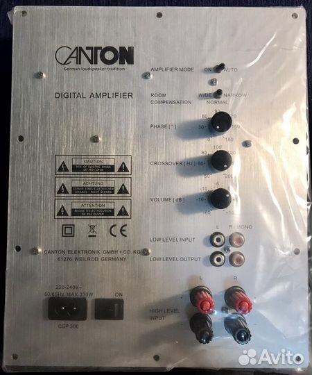 Canton блок усилителя