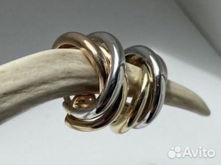 Серьги Cartier trinity