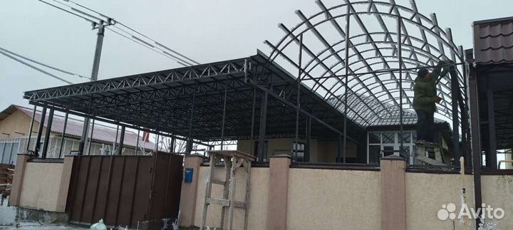 Сварка.Навесы, заборы, козырьки