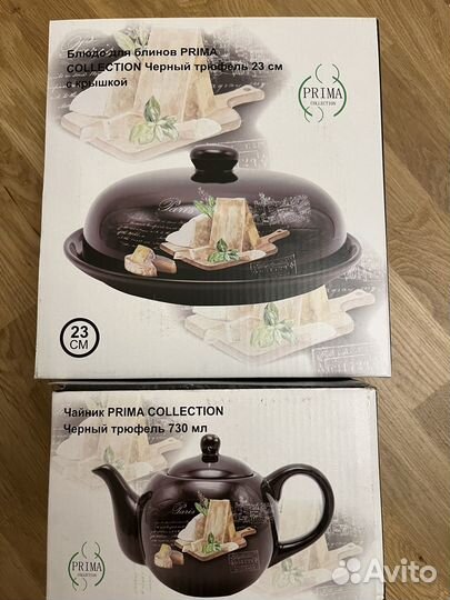 Заварочный чайник и блинница