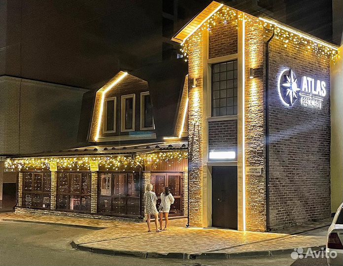 Декоративная подсветка домов и территорий