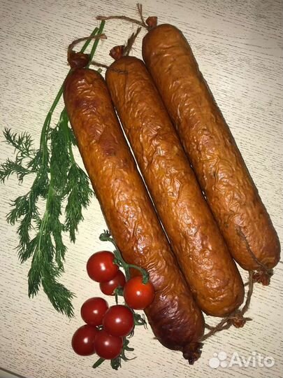 Домашняя колбаса, рыба