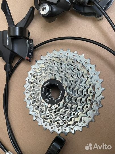 Запчасти GT Stomper 24 трансмиссия shimano 8 speed