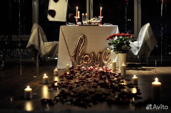 Романтическое свидание в студии