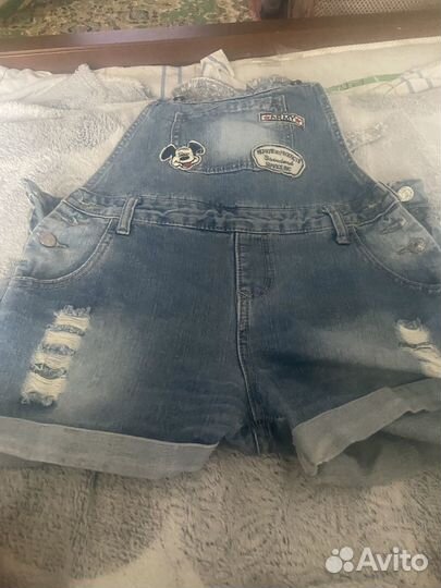 Комбинезон джинсовый 44 46