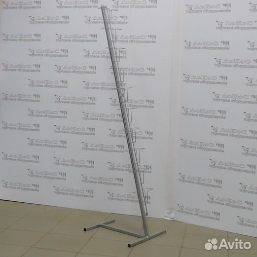 Стойка для открыток А5, напольная 10 ячеек, L170