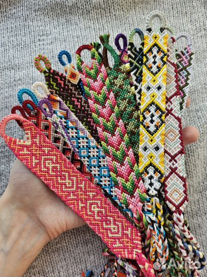 Фенечки из мулине ручная работа