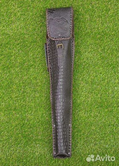 Подарочный набор шампуров в кожаном чехле