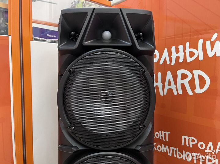 Мощная новая большая колонка с караоке+ду