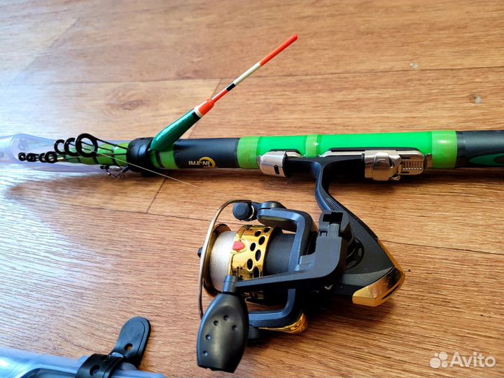 Телескопическая Укороченная удочка JinTai в сборе