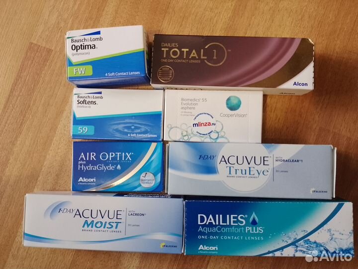Линзы контактные